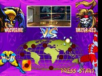 une photo d'Ã©cran de X-Men - Children of the Atom sur Sega Saturn